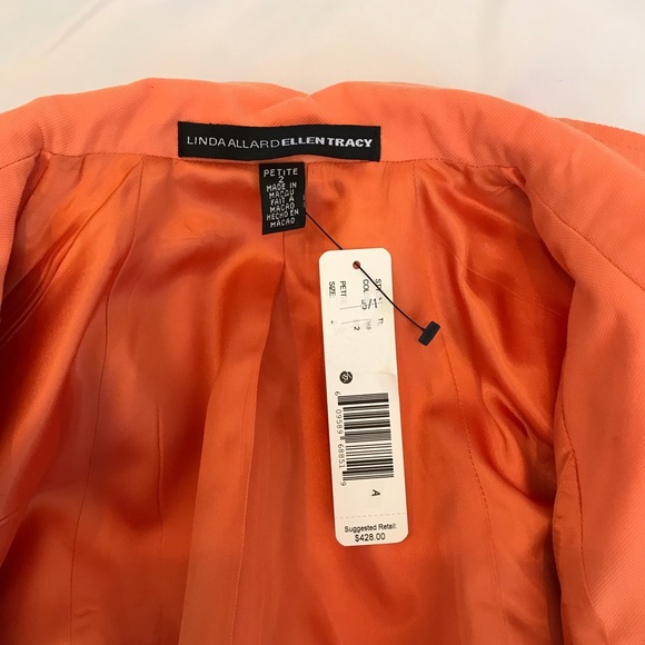Linda Allard Ellen Tracy jacket size 2 petite NWT
